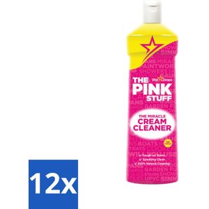 The Pink Stuff - Miracle Cream Cleaner - Allesreiniger - Voor Keuken & Badkamer - 500ml - Voordeelverpakking - 12 stuks