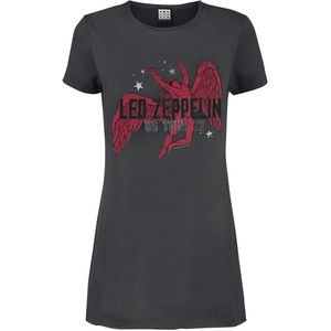 Led Zeppelin Amplified Collection - Icarus Dames Korte jurk - houtskool - S