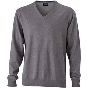 James and Nicholson Heren V-hals pullover (Grijze Heide)