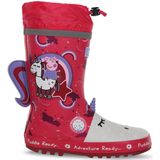 Regatta Peppa Pig Puddle rubberen regenlaars met trekkoordsluiting