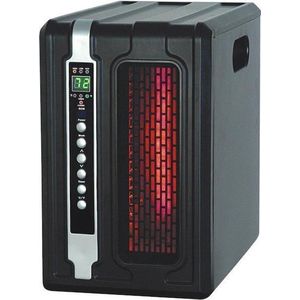 Infraroodkachel - Elektrische verwarming - 1500W - Zwart