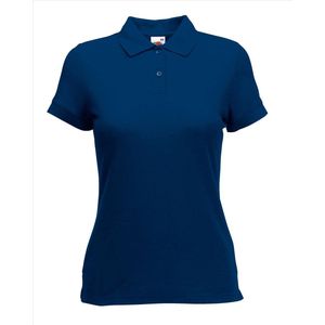 Fruit of the Loom - Dames-Fit Pique Polo - Blauw - L