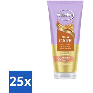 Andrélon – Haarmasker WOW – Oil & Care – 180 ml - Bulkverpakking - 25 stuks