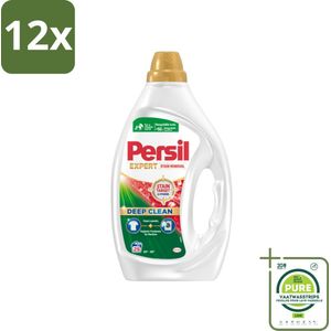 Persil Wasmiddel Gel 29 Wasbeurten Stain Removal 1,305 liter - Voordeelverpakking - 12 stuks - Vlekkenverwijderaar - Wasmiddel