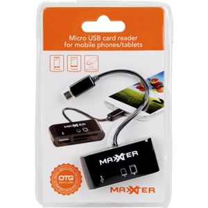 Maxxter Micro USB Kaartlezer voor Android - Tablet - Micro USB gadget