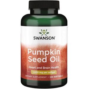 Swanson - Pompoenzaadolie - 1000 mg - 100 Softgels