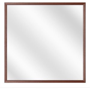 Spiegel met Luxe Aluminium Lijst - Kersen - 40x40 cm