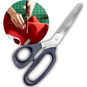 Tailor Scissors with Micro Teeth Solid Rubber Handles Japan 20 cm - 8 Inches