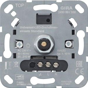 Gira Dimmer Inbouw LED 3-60 met 20-210 druk uit element