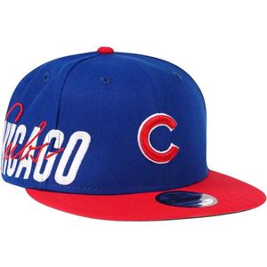 NEW ERA CHICAGO CUBS BLUE SIDEFRONT EDITION 9FIFTY SNAPBACK CAP