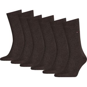 Tommy Hilfiger - Classic Oak - Sokken - Bruin - 6 Paar