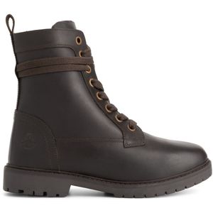 Travelin - Kafjord - Veterboots - Donkerbruin - Wolgevoerd