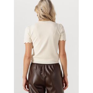 Twinset Milano 252tp3203 Tops & T-shirts Dames - Shirt - Creme - Maat S