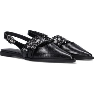 Stefano Lauran - D241192129 - Slingbacks - Zwart - Suède