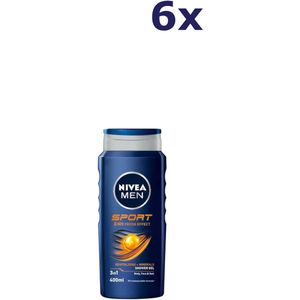 6x Nivea men Douchegel sport 400 ml