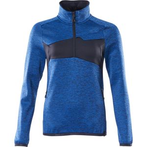 Mascot Accelerate Fleecetrui met korte rits 18053-316 - helder blauw/donkermarine - 5XL