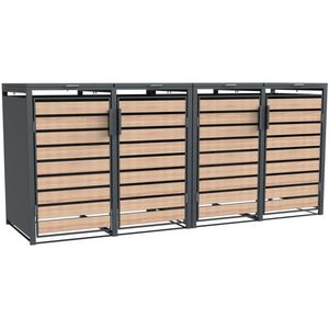 Westmann - WMJGBC212-4 - Afvalbak - Antraciet - 4x 240 L