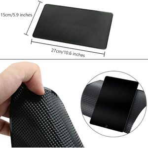 2stuks - 27 × 15cm - Car Dashboard Anti Slide Mats - antislipmatten voor auto - Antislipmat Auto - Antislipmat Dashboard - Zelfklevende Anti-Slip Mat - Smartphone Telefoon Munten Houder - Rubber Dashboard Antislip Pad Mat voor telefoon Auto