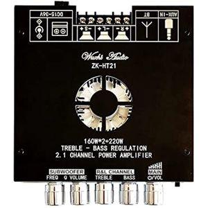 2.1-kanaals Bluetooth digitale versterkermodule met hoge en lage tonen