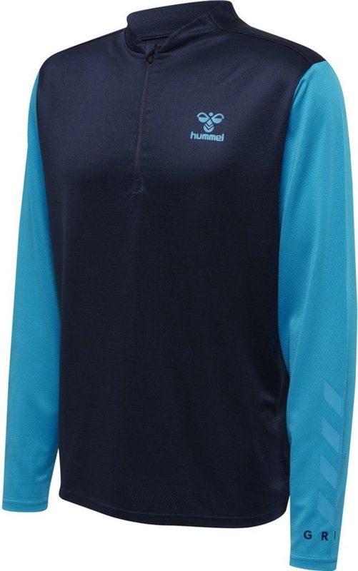 Sportsweatshirt - Sweatstof - Color-Blocking - Lange Mouw - Normale Pasvorm