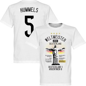 Duitsland Road To Victory Hummels T-Shirt - XS