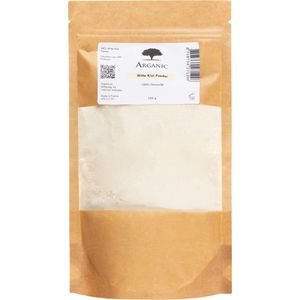 Witte kleipoeder - 100% natuurlijk en biologisch kaoliniet - milde reiniging voor gezicht en lichaam - stazak 250 gram