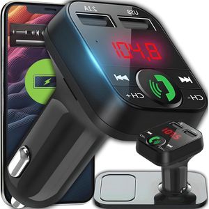 Bluetooth FM-zender met USB-oplader en handsfree functionaliteit voor autoradio