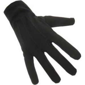 Handschoenen katoen kort zwart Maat XL