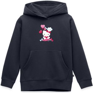 Hello Kitty Met Ballonnen Jarig Ontwerp Premium Hoodie Kinderen