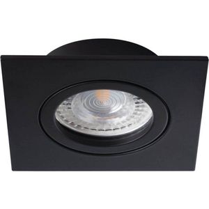 Kanlux S.A. - LED inbouwspot Premium mat zwart - Zaagmaat 70-74mm buitenmaat 82x82mm