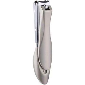 Bovista Nagelknipper Met Opvangbakje - Nagelknipper - Teennagels - Nagelschaar - Nageltang - Nail Clipper - Nail Cutter - Zilveren