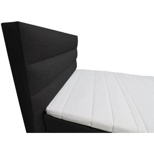 Slaaploods.nl Romance - Boxspring inclusief matras - 160x200 cm - Zwart