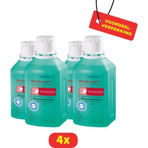 Desderman Handdesinfectie - 4 x 100 ml - Voordeelverpakking