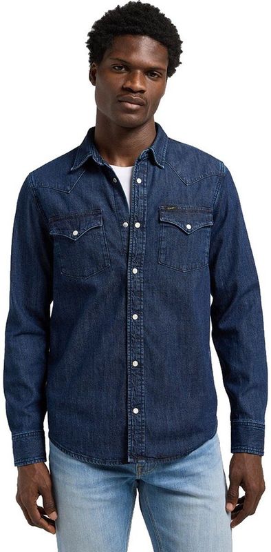 Lee - Regular Western Hemd - Rinse - Overhemd - Lange Mouwen