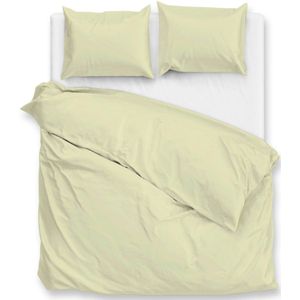 Zohome - Dekbedovertrek Percalle - Effen - Groen - 100% Katoen-Perkal