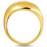 Thomas Sabo - Ring - Gerecycled Zilver - Geel Goud Verguld