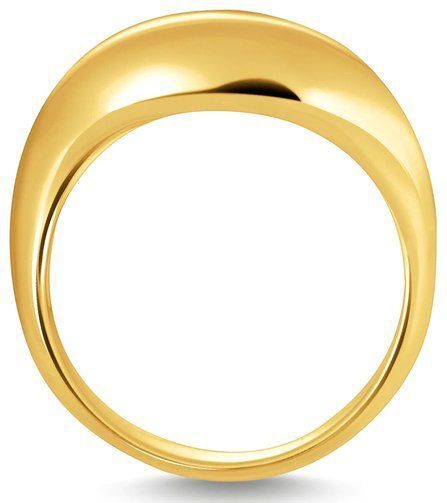 Thomas Sabo - Ring - Gerecycled Zilver - Geel Goud Verguld