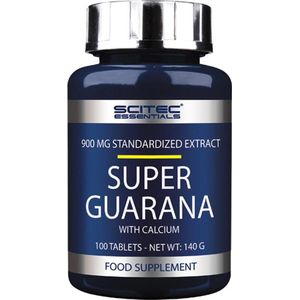 Scitec Nutrition - Scitec Essentials - Super Guarana - met Calcium - 900 mg standaard extract - 100 tabletten - 50 porties