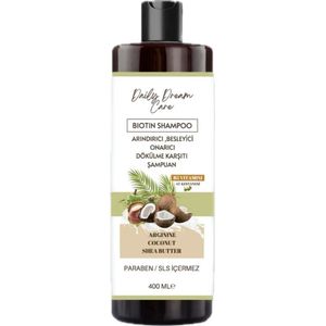 Daily Dream Care Biotine Shampoo - Shea, Kokos en Arginine Formule - 400 ml