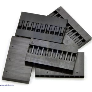 1x9-Pin 5-Pack 0.1"" (2.54mm) Krimpconnectorbehuizing: Pololu-1909