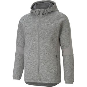 Puma Evostripe Sweater Met Ritssluiting Medium Gray Heather - M - Heren