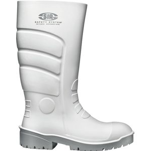 SIR SAFETY PU Veiligheidslaarzen S4 HEREN Werklaars Wit - Stalen Neus en Geen Tussenzool - Antislip SR - Ademend