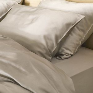 KOALA HUG Kussensloop 100% Tencel Lyocell satijn, parel beige 60x70 – Anti-allergie, Hypoallergeen | Temperatuurregulerend | Zacht voor huid & haar | 100% Plantaardig | Plasticvrij