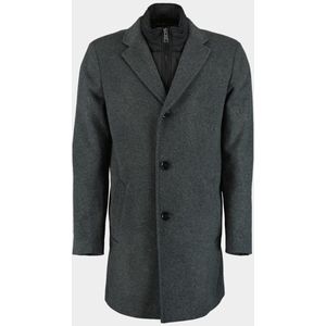 Commander Wollen Jas Grijs Wollmantel mit Inlet 213013459/840