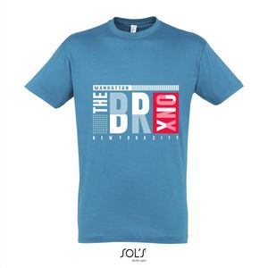 T-Shirt 359-24 The Bronx - aquablauw, M