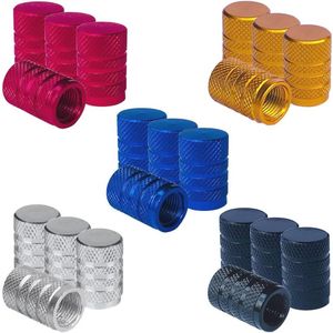 20 Stuks Premium Bandenventieldoppen in Aluminium - Universal Schrader Ventiel Kappen voor Auto, Motorfiets en Fiets