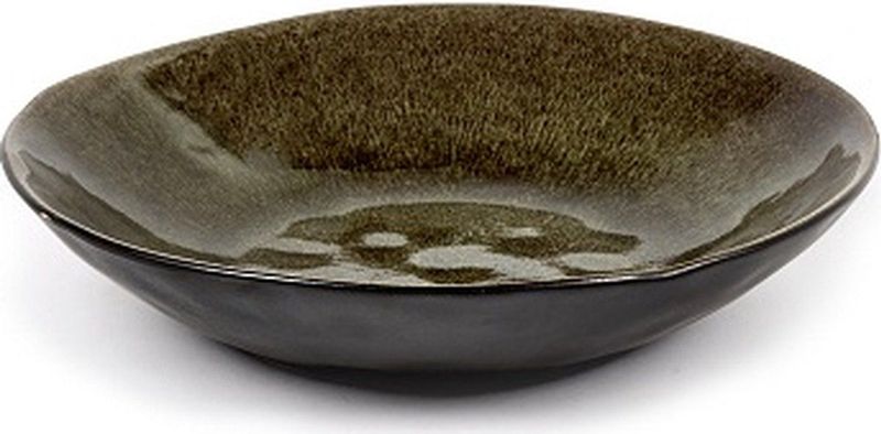 Serax - Pure Tableware - Saladeschaal - Black Grey - 23,5 x 4,5 cm