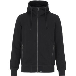 Cottover F. TERRY FULL ZIP HOOD MEN - GOTS GECERTIFICEERD 141510 - Zwart - 4XL