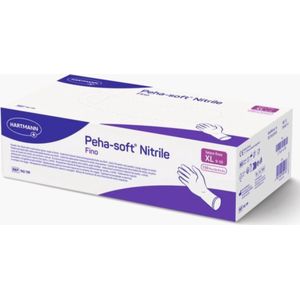 Peha-soft® | 10 x 150 maat XL Nitrile handschoenen blauw
