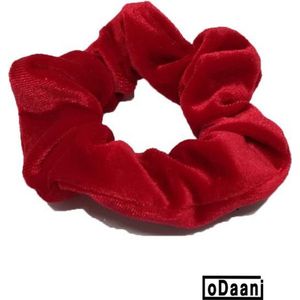 oDaani Scrunchie – Rood – Haarelastiek - Comfortabel – Makkelijk – Hoge kwaliteit